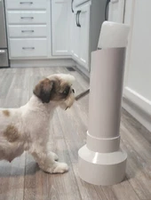 Portable Free Standing Pet feeding Water Bottle Dispenser Puppies Dog Shih Tzu