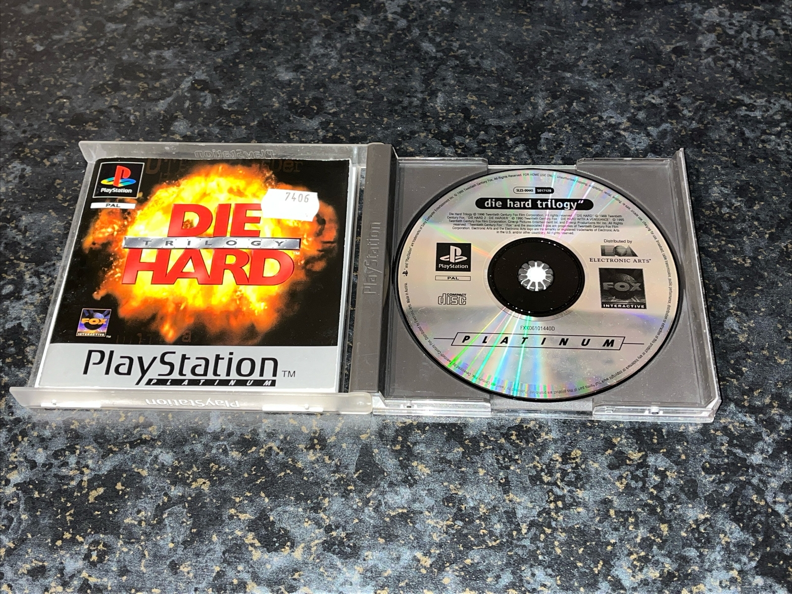 Die Hard Trilogy PS1 Sony PlayStation 1 PAL Complete With Manual Untested