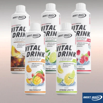 Best Body Nutrition Vital Drink Getränke Sirup Mineral Soft Fitness Drink 500ml