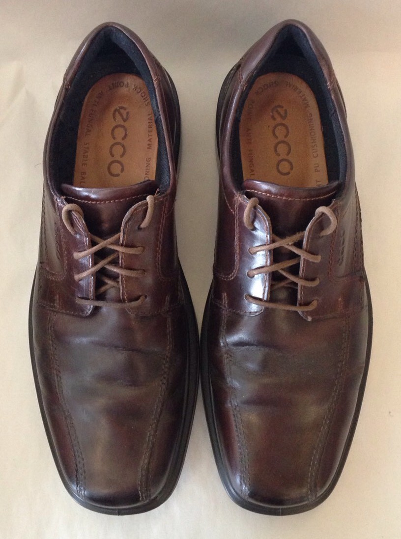 Ecco Barcelona Brown Oxford Shoe Apron Toe Dress Casual Business Men 45 US 11 ECCO Shoes Mens 47 Barcelona Dress Apron Toe Oxford 49904  main image 2