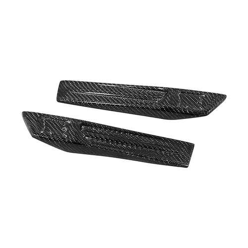 For Nissan GTR R35 Carbon Fiber Fender Vents Scoops With Side Covers 4pcs - Picture 5 of 9