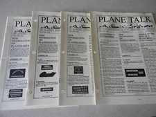 Plane Talk magazines, Volumn XI11 1-4, 1989