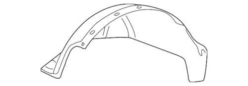Conjunto de escudo del panel del guardabarros delantero para GMC 2005-2006 (N/P 15195914)