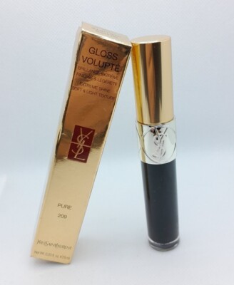 YSL Gloss Volupte Extreme Shine Soft Light Texture Pure Shade 209 SMOKING  6ml UK