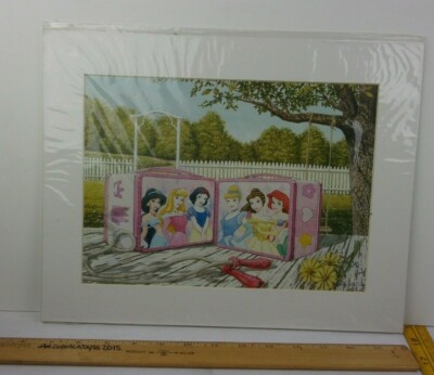 Jasmine Ariel Cinderella jump rope princess lunchbox Disneyland Disney ...