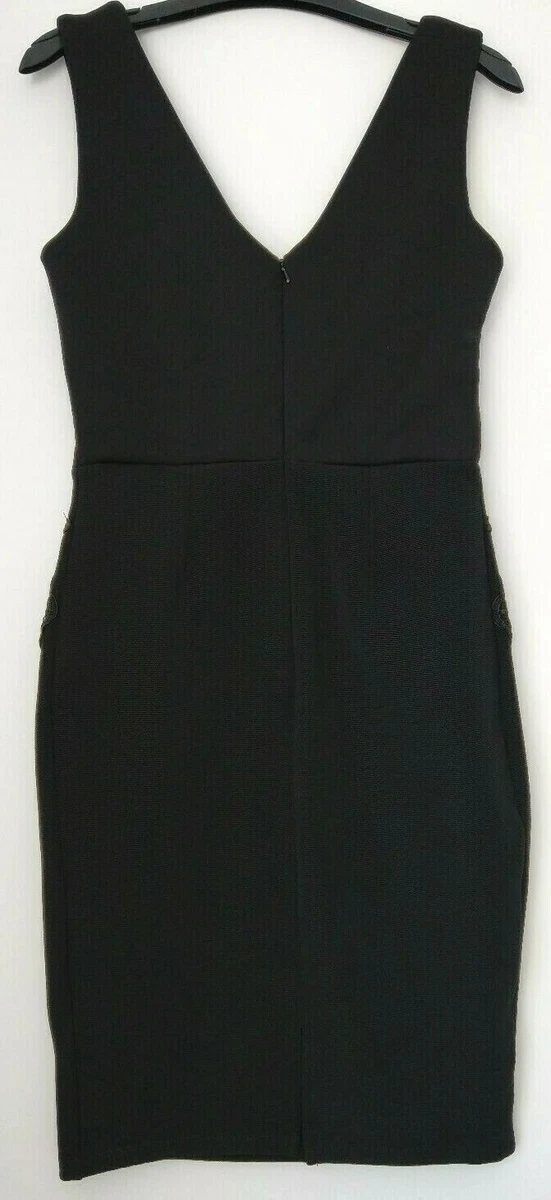 Lipsy lace hotsell insert wrap dress