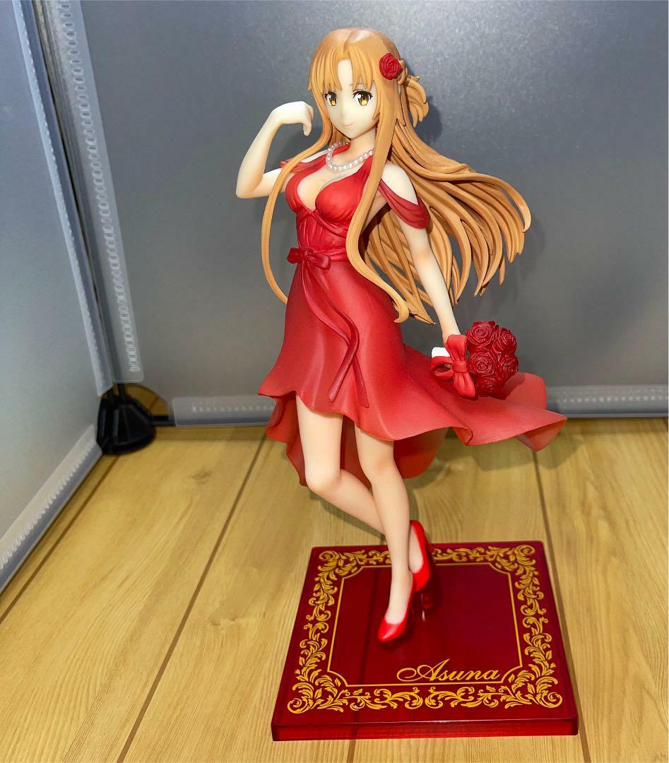 Sword Art Online SAO 10th Anniversary Party! Asuna Red Dress Figure Ichiban  Kuji