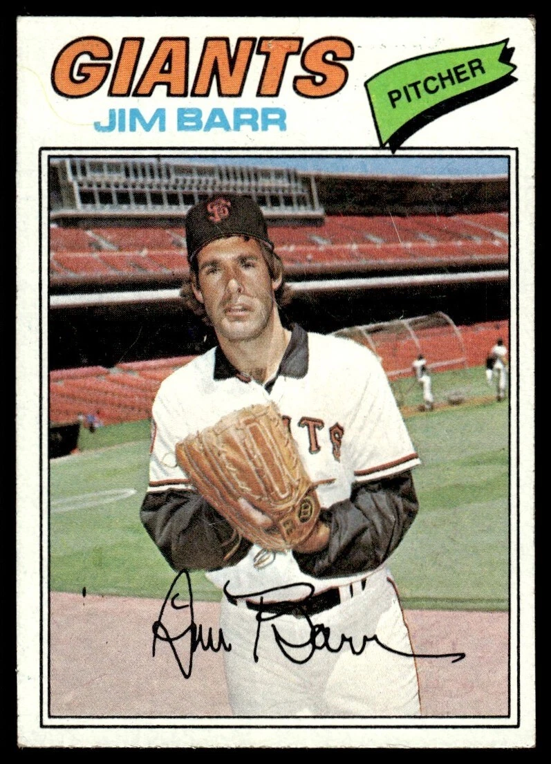 1977 Topps Jim Barr San Francisco Giants #609