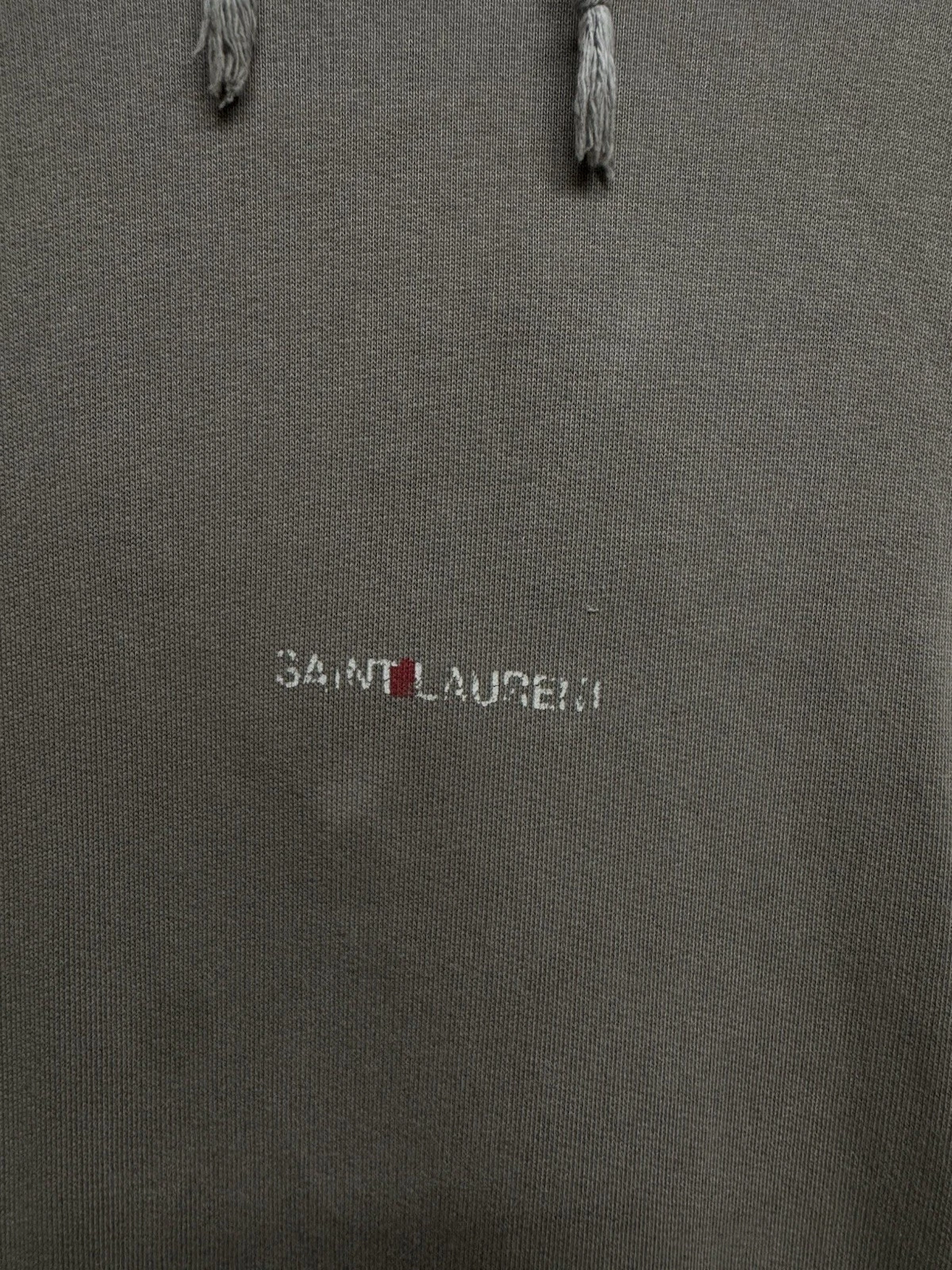 SAINT LAURENT (YSL) Felpa con cappuccio Saint Laurent stampa logo prezzo consigliato dal produttore $1.190