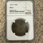1877 S Seated Liberty
