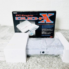 【Unused】PC Engine DUO-RX Console system PCE-DORX Six Button Pad Boxed NEC game