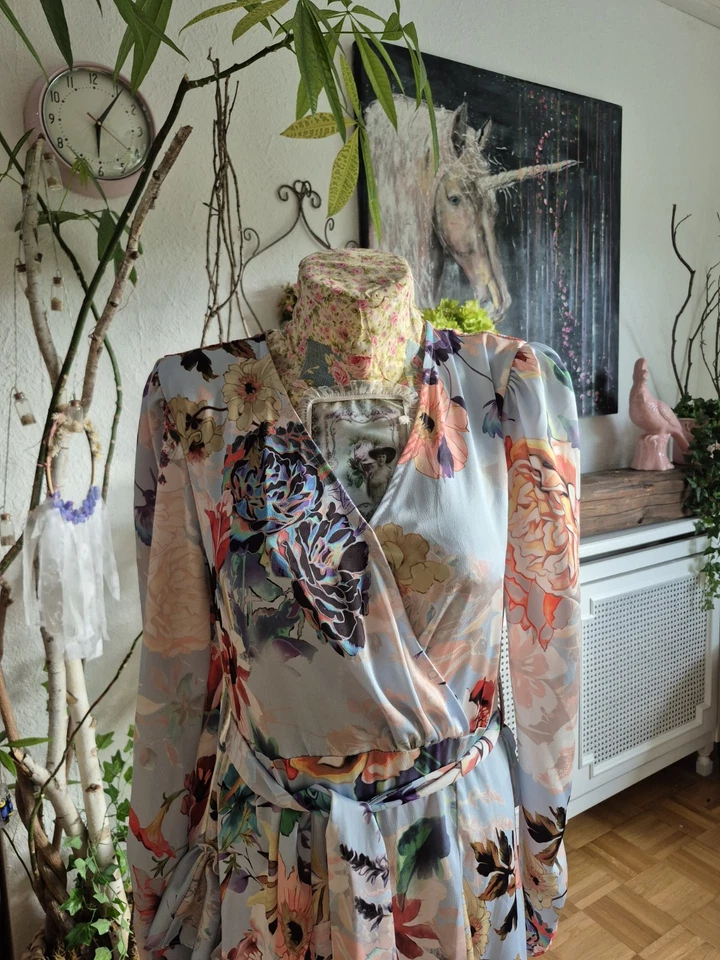 Maxikleid Von Kinzi Gr. M Blogger Träumchen Romantisch Stiefelkleid Herbst - Bild 2 von 4