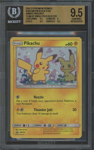 Pikachu graded BGS 9.5 for sale on eBay
