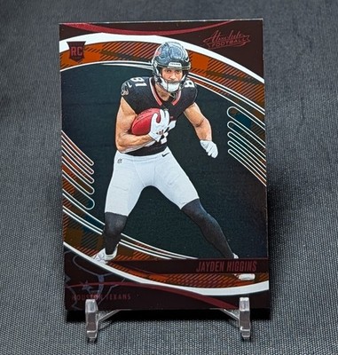 Jayden Higgins Red & Green Foil Rookie 2025 Absolute Football Card