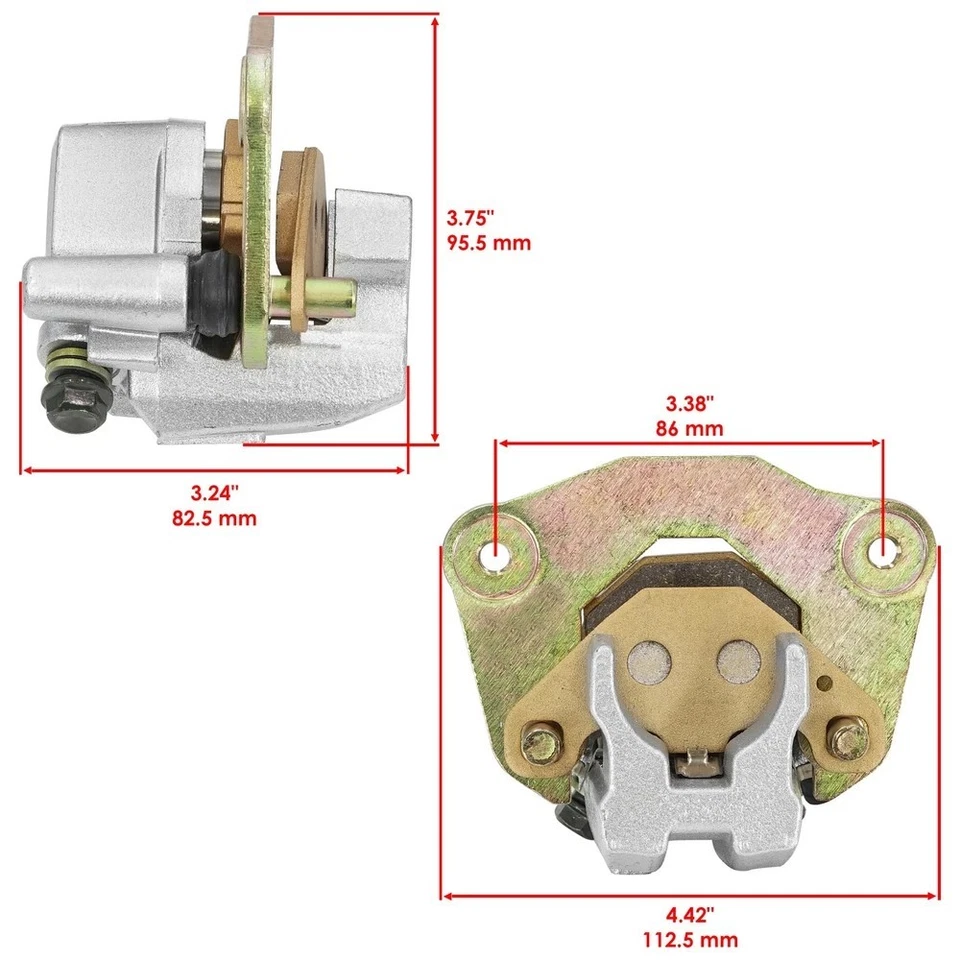 Pinza de freno delantera trasera para Suzuki Vinson 500 LT-F500F LTF500F 4X4 2003-2004 Foto 2 de 4