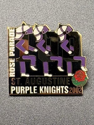 2002 Rose Parade St. Augustine Purple Knights Marching Band Lapel Pin