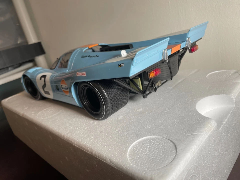 ** MINICHAMPS 125 706602 GULF PORSCHE 917KWINNER DAYTONA 24HR 1970 1:12 SCALE * - Image 3 of 4