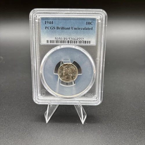 1944 Mercury Head Dime 90% Silver PCGS Brilliant Uncirculated