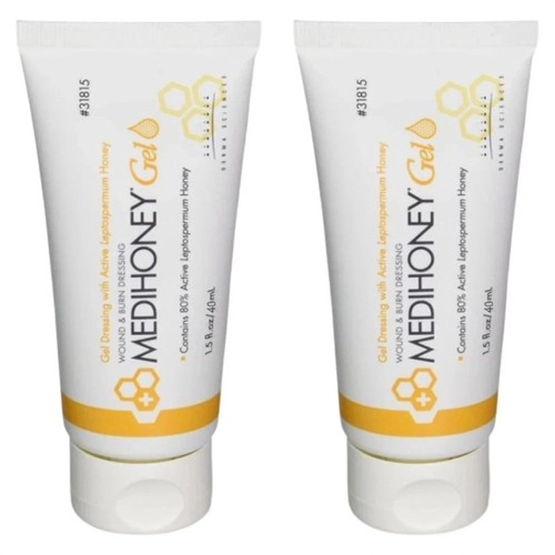 3 Pack Medihoney Gel 1.5oz Wound and Burn Dressing Skin Therapy First Aid Care