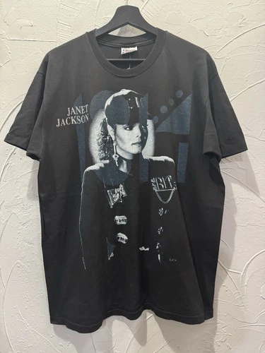 Janet Jackson Rhythm Nation Tour T-shirt Men XL 1990s vintage concert t-shirt, vintage, size XL, single stitch, B+ condition