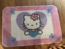 Vintage Hello Kitty Rugbath Mat 28x19 Vintage Hello Kitty Rugbath Mat 28x19