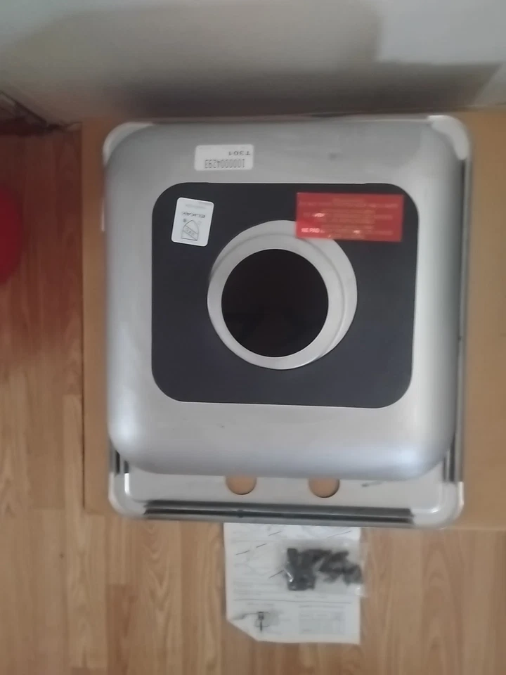 Elkay Single Bowl Stainless Steel Sink For Camper Or Bar 17"×19"×8" - Image 3 of 4