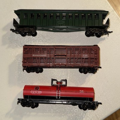 Ho Lot Of Three Cars Passenger Box Tanker See Photos