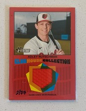 2026 Topps Heritage Adley Rutschman Red Clubhouse Collection GU Relic 40/77