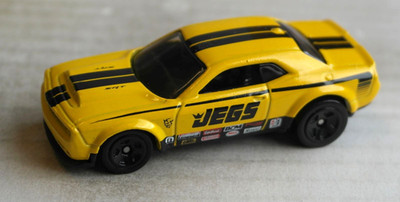 Hot Wheels 2018 Dodge Challenger SRT Demon gelb/schwarz JEGS Auto Car HW ´18