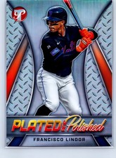 2025 Topps Pristine - Plated and Polished Francisco Lindor #PP-15 Refractor B1