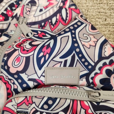 Vera Bradley Dark Gray Sling Backpack with Pink and Cream Paisley Lorman Sling Backpack - Cotton | Vera Bradley main image 3