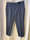 Express 32”x30” Men Pants Straight Stretch Casual Extra Slim Blue Pinstriped ￼