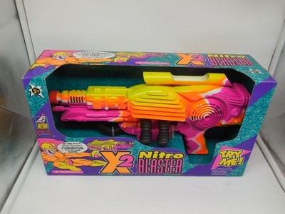 M3 Rare X2 Neon nnitro blaster electronic laser gun 1992 trendmaster