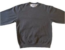 Pro club Black Fleece Crew Neck Pullover Sweatshirt Men's Long Sleeve