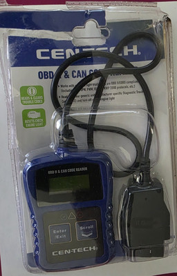Cen-Tech OBD II & CAN Code Reader: Read & Clear Diagnostic Trouble Codes #64981