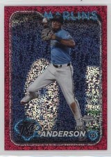 2024 Topps Chrome Magenta Speckle Refractor /350 Tim Anderson #204 1i72