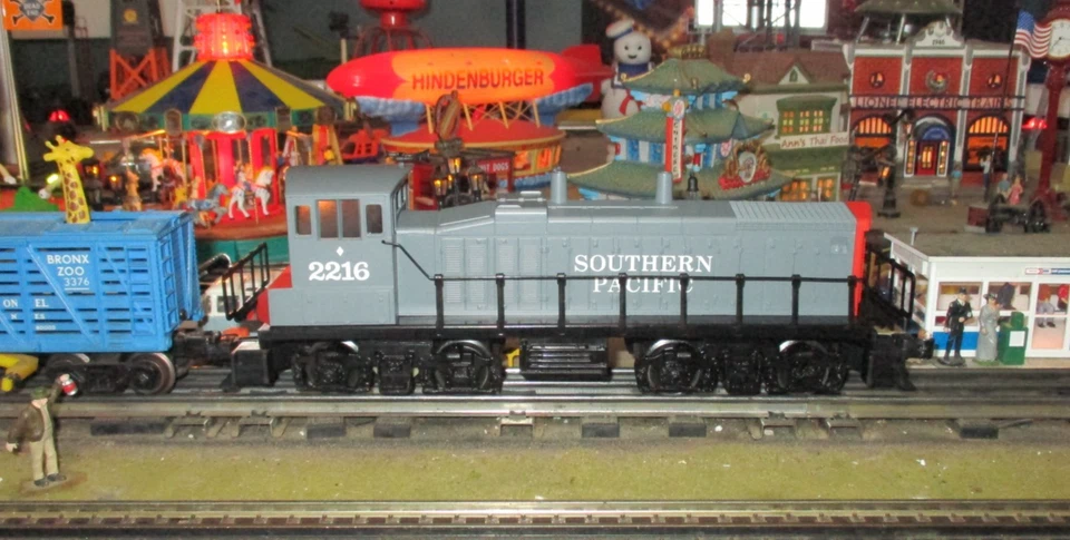 K-Line 2216 Southern Pacific Deluxe Dual Mtr. MP-15 w/ Horn O/027 ga wks/ Lionel - Image 2 of 4