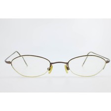 Ralph Lauren RL 1354 Brown Oval Metal Eyeglasses Frames Italy 140 39229
