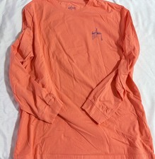 2023 Guy Harvey Long Sleeve Shirt XL Swordfish Dolphin Fish Graphic 100 Cotton