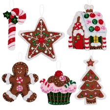 Bucilla Christmas Treat Classic Felt Sequin Kit
