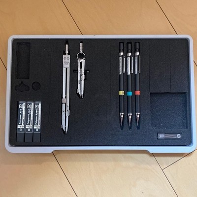 DRAPAS drafting compass mechanical pencil set #018fee