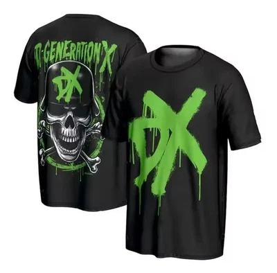 KIDZTRENDZ Sommer Kinder Erwachsene DX Generation Wrestling 3D-gedrucktes T-Shirt Tops neu