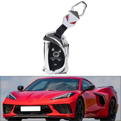 Remote Key Fob Shell Case Cover For Chevrolet Corvette 2020-2023 2023 - Image 1 of 4