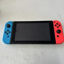 Nintendo Switch HAC-001(-01) Black System Tablet Console Only For Parts