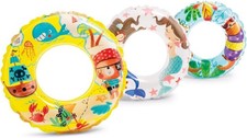 Intex Large 24" Inflatable Swim Rings 6-10 Years Children Rubber Ring 1 Suppied