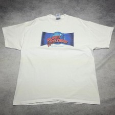 Vintage 1998 Planet Hollywood Walt Disney World Resort T-Shirt White XL 90s