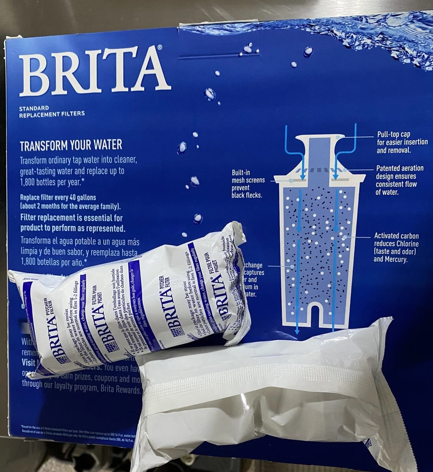 Brita Replacement Water Filters - Pour-Through- 10 Pk +2 = 12 Total NEW SEALED - Image 4 of 4