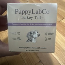 Puppy Lab Co Turkey Tail Mushroom Powder for Dogs - Immune  Gut Support, 100g