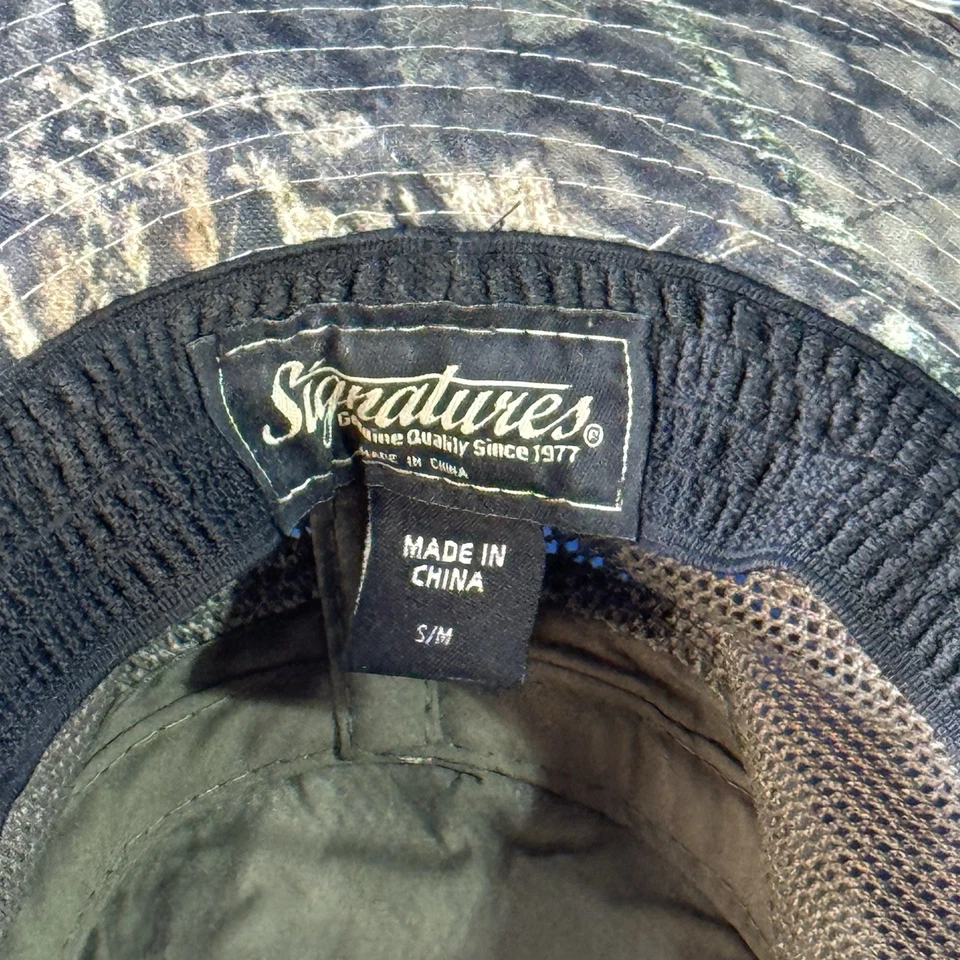 Mossy Oak Boonie Hat Small Camo Camouflage Mesh Air Pocket Hunting Woods - Image 3 of 4