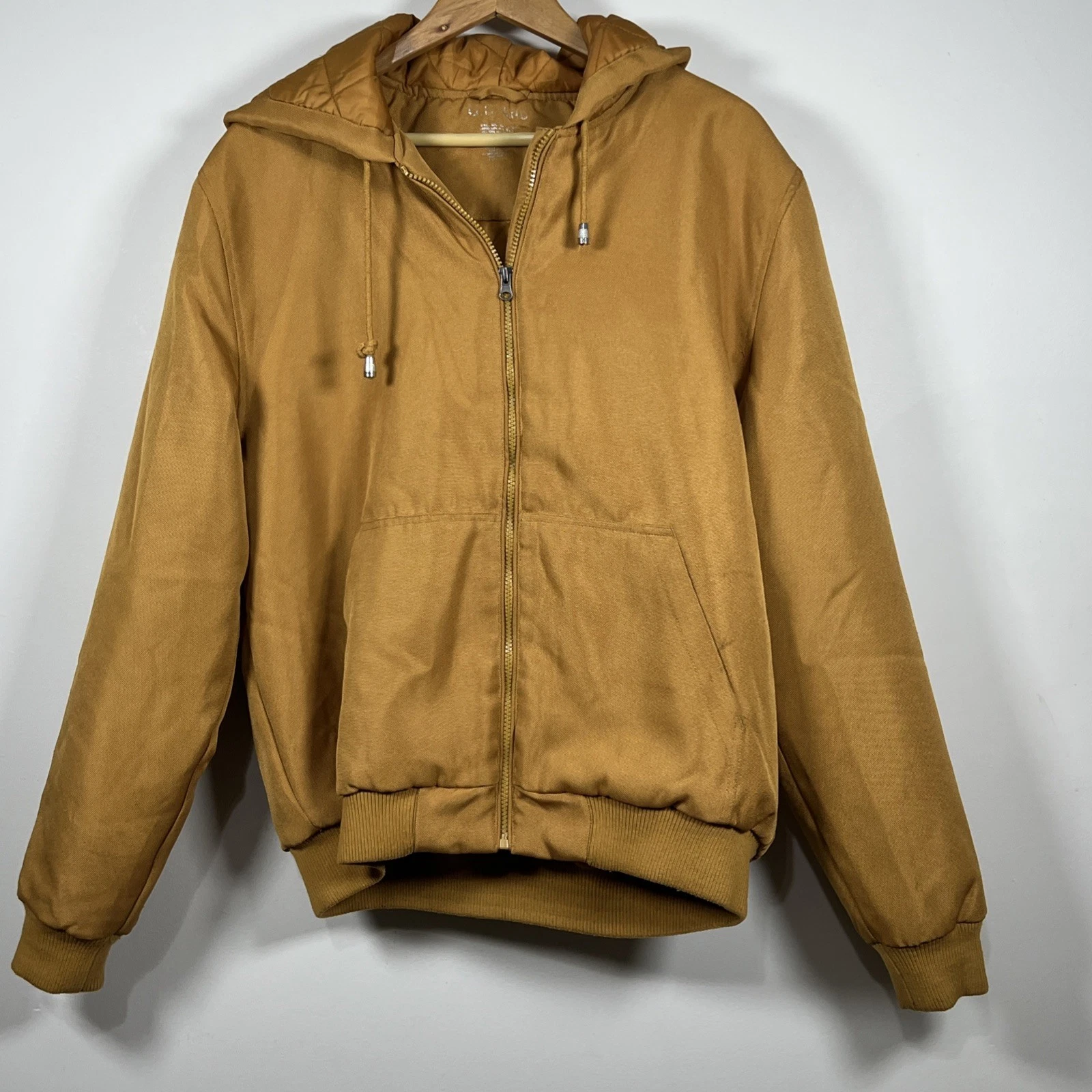 Workwear Mens Jacket Size Large Hooded Insulated Coat